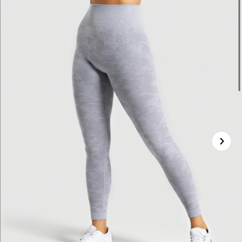 Camo Seamless Leggings Lilac Gymshark